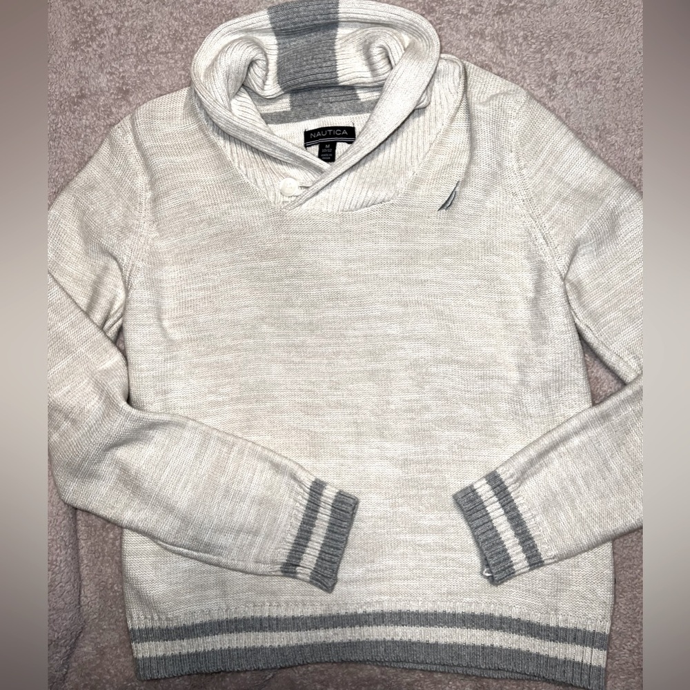 Nautical long sleeve sweater shirt